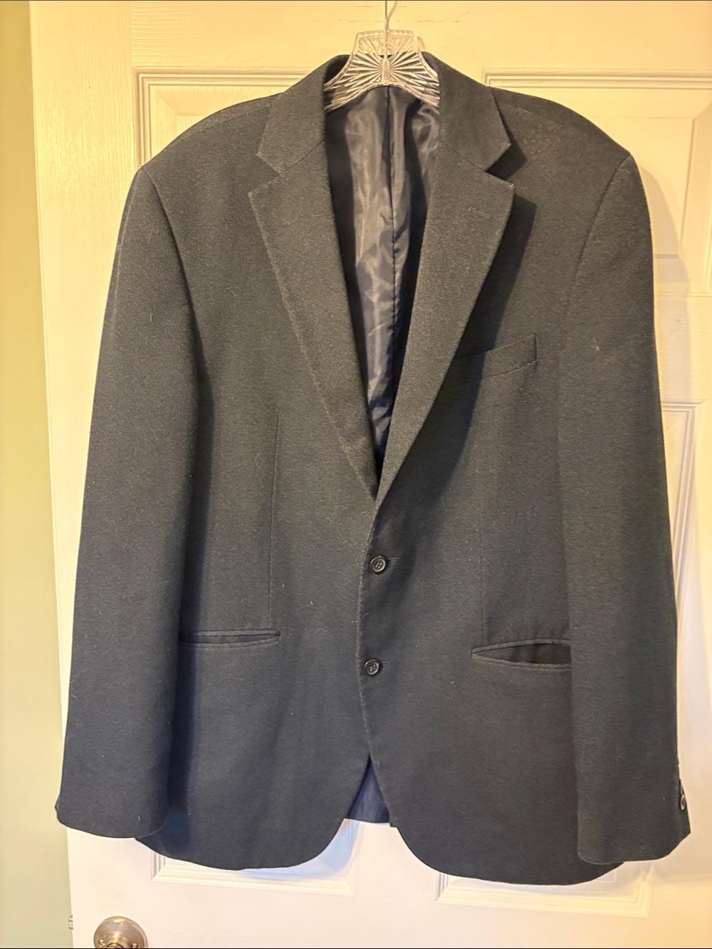 Geoffrey Beene Men's Black Two-Button Sport Coat